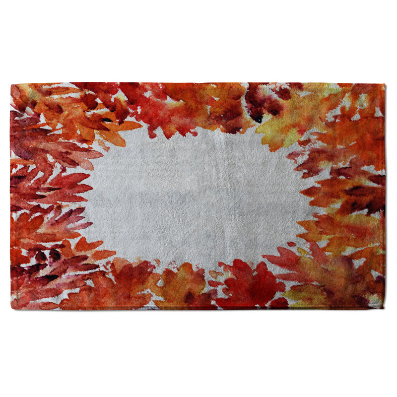 Cotton Floral Waffle Kitchen Towel