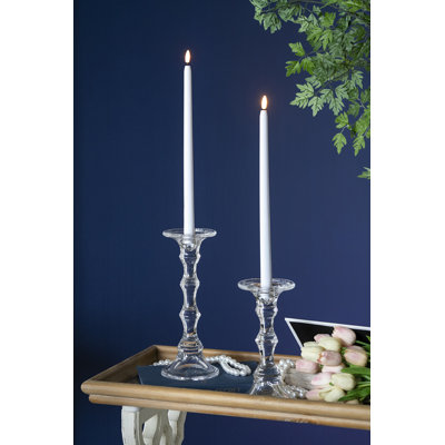Ensemble de 12 chandelles à DEL H 15 po avec minuterie à distance - blanc