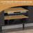 Mid-century Modern Tv Stand For Tvs Up To 65", Entertainment Center With Storage Cabinets And Built-in Power Outlets & Usb Ports, Media Console Table For Living Room Or Bedroom-1342064251
