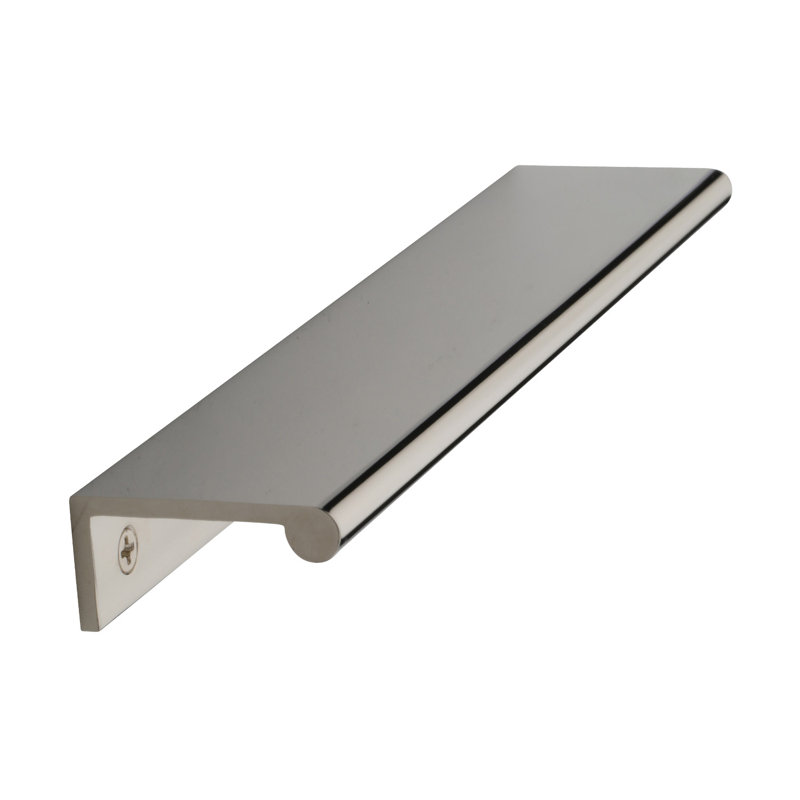 Heritage Brass EPR Edge Pull Cabinet Handle 20cm, Polished Nickel