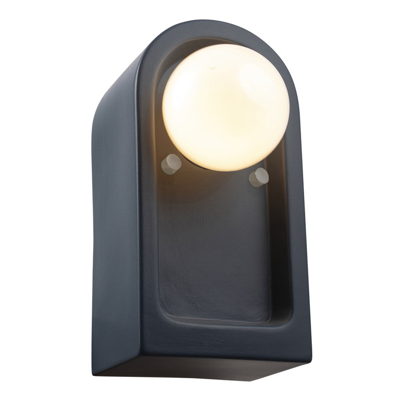 Rosalino Ceramic Flush Mounted Sconce, Midnight Sky