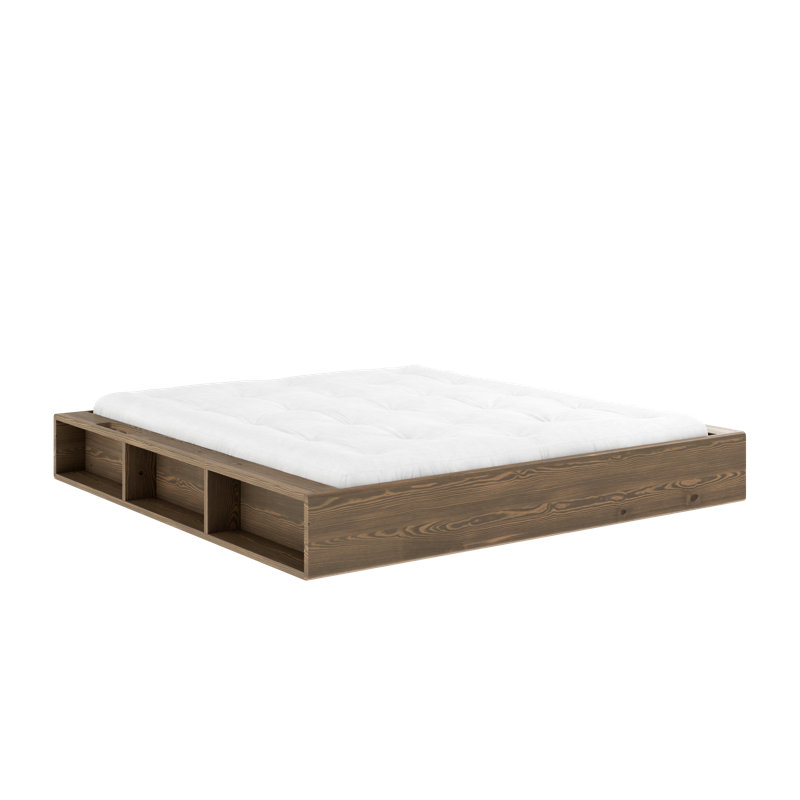 Ziggy Bed Frame, FSC certified pine wood, Made in Europe, Scandinavian Design, choose your size and color, Super King (6')