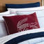 Coussin décoratif Lacoc Croc, coussin décoratif 100% coton sergé brossé, coussin décoratif décontracté moderne avec motif de crocodile emblématique, certifié OEKO-TEX, bourgogne, 16 po x 24 po-124551268-125022010