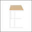 Bureau romain avec structure en métal durable et plateau en bambou naturel pour les espaces de travail modernes