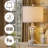  24.5" Country Farmhouse Resin Table Lamp with Night Light and USB Type-C for Bedroom Living room-1786749570