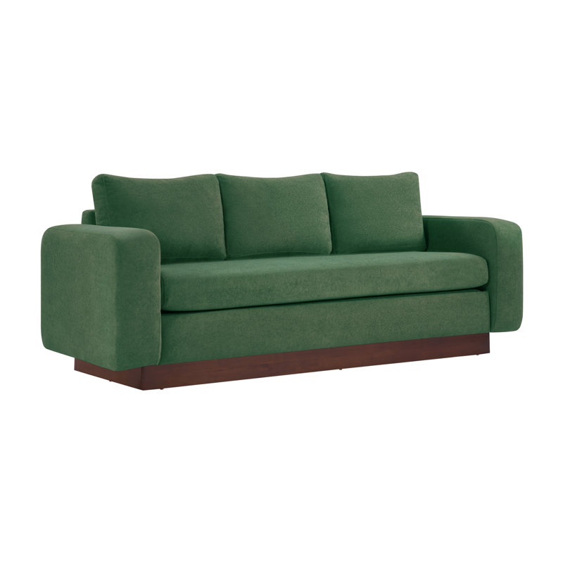 Brucker rembourré avec coussin moelleux et base robuste, Vert
