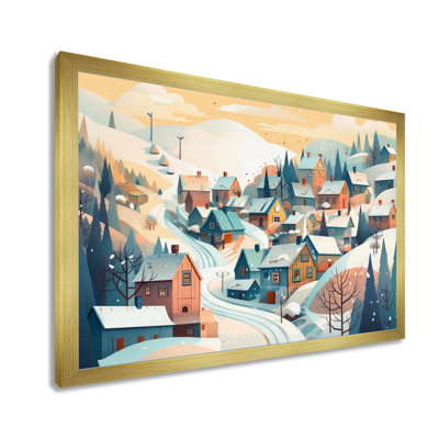 «Sweet Small Village», reproduction sur toile
