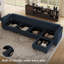 Canapé modulaire rembourré avec repose-pieds-1793970791