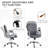 Vinsetto Velvet Home Office Chair-401276887-401276884