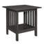 Table d'appoint en bois gris antique, table basse classique et 2 tables de bout pour le salon de meubles de maison