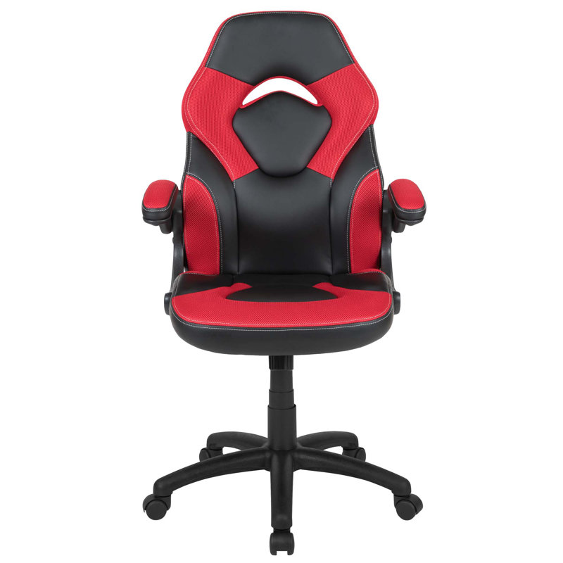 Fauteuil de jeu à dossier haut Ariquer, Rouge