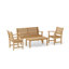 Montage Outdoor 4 - Piece Teak Conversation Set