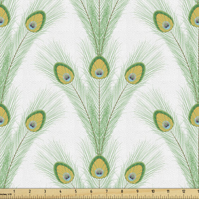 Glenloft Long Peacock Bird Plumes Fabric
