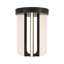 Anders 8-in Black dimmable LED Semi-Flush Mount-138735670