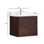 Meuble-lavabo mural de style médiéval 24 po