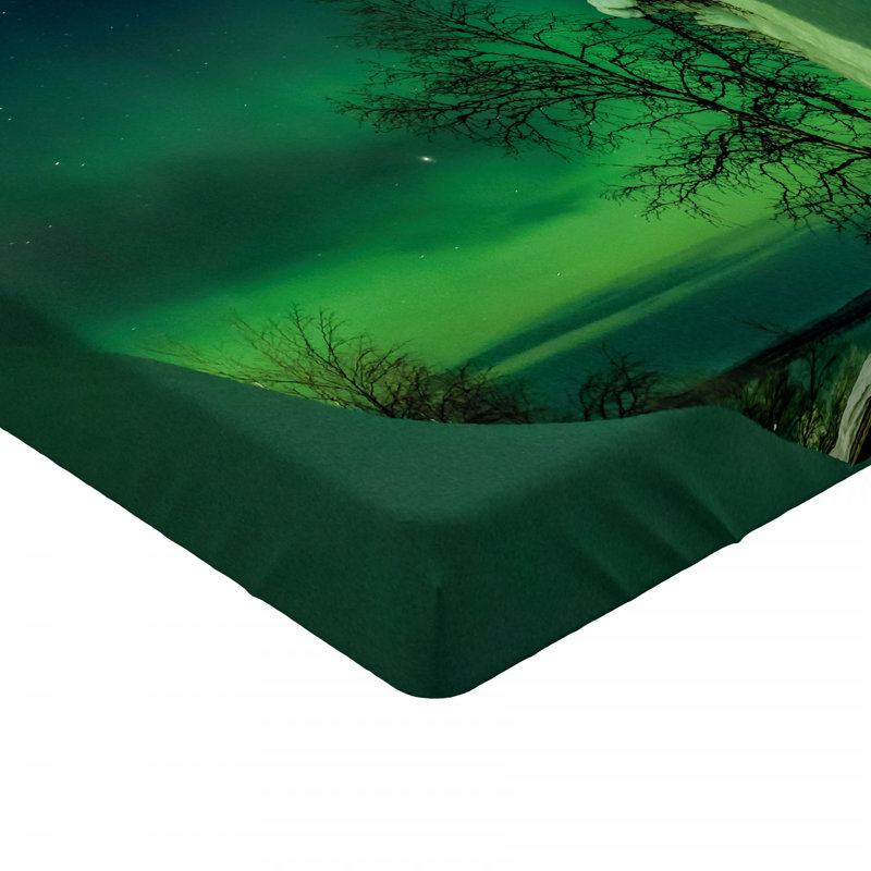 Aurora  Microfiber Fitted Sheet, Queen Fitted Sheet