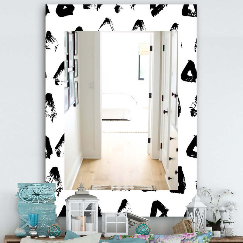 Miroir mural moderne et contemporain, H 39,4 po x l 29,5 po