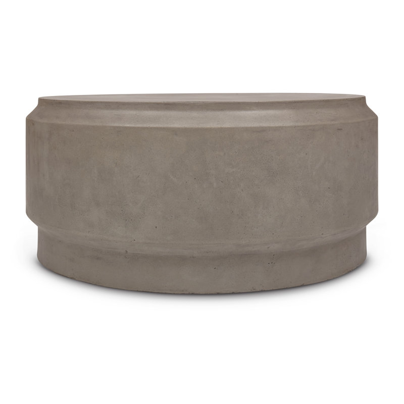 Cassis Single Coffee Table, Concrete