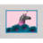 The Horned Zebra - Single Picture Frame Print-1424252992-1424252991