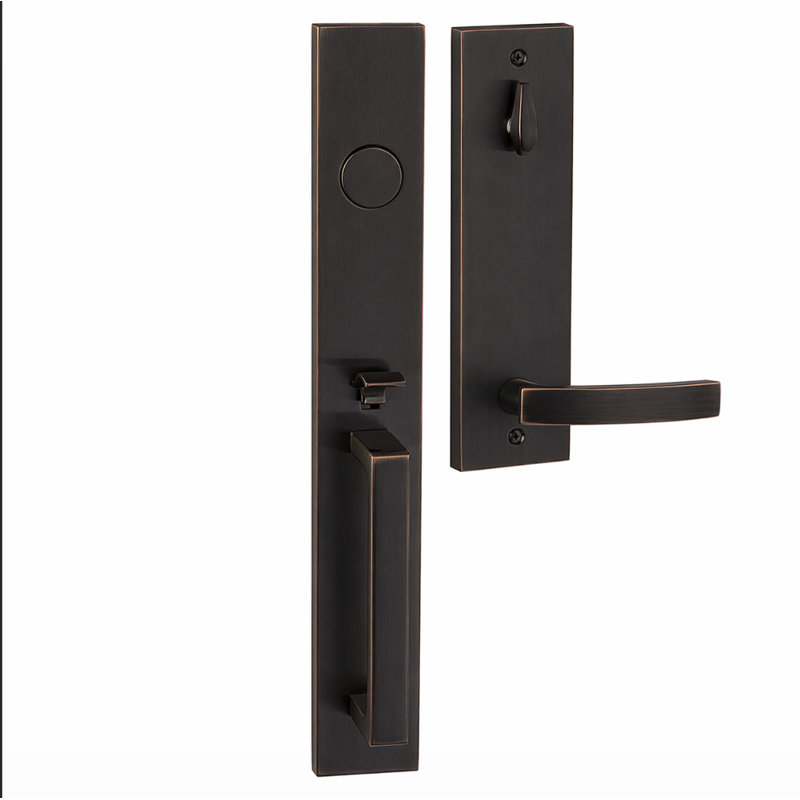 Ensemble de poignées avec levier Miramar en bronze huilé Bravura 973-940 Dummy Montgomery - R, Bronze frotté à l'huile, Oui