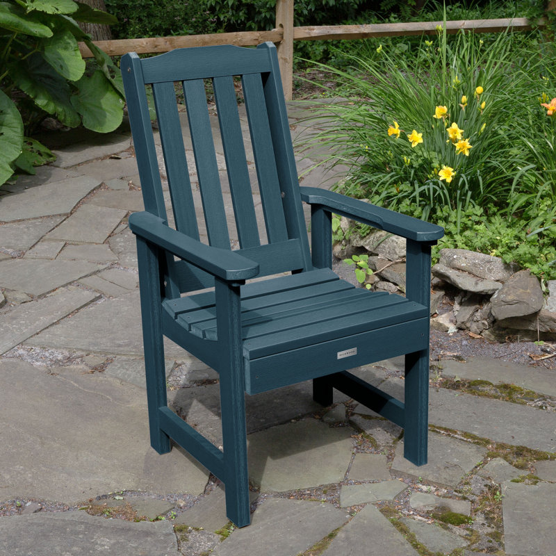 Arbnora 4 - Person Patio Dining Set with Round Table, Nantucket Blue, 30" H x 48" W x 48" D, 4