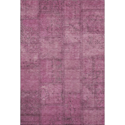 Premium Machine Washable Prisco Blush Rug
