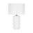 Decorative Ceramic Bubble Accent Lamp for Bedroom Bedside Table - Modern Desk Lamp for Living Room and Small Side Table - 22", White-89117135