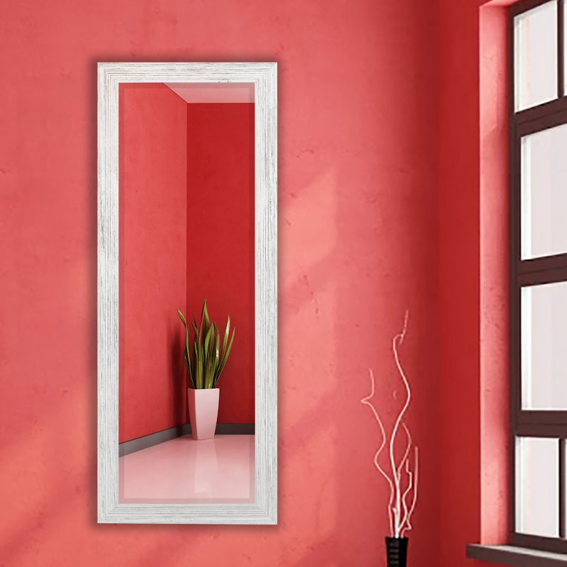 Miroir pleine grandeur Carlea, Blanc comté, H 59 po x l 20 po