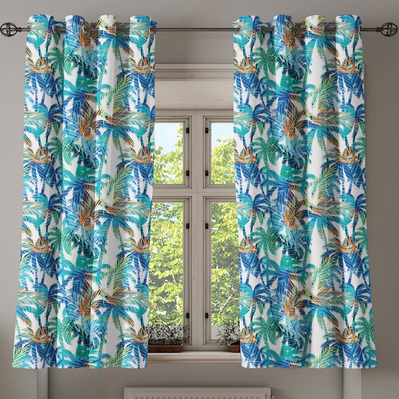 Sateen Blackout Curtains / Drapes Pair, 50" W x 63" L