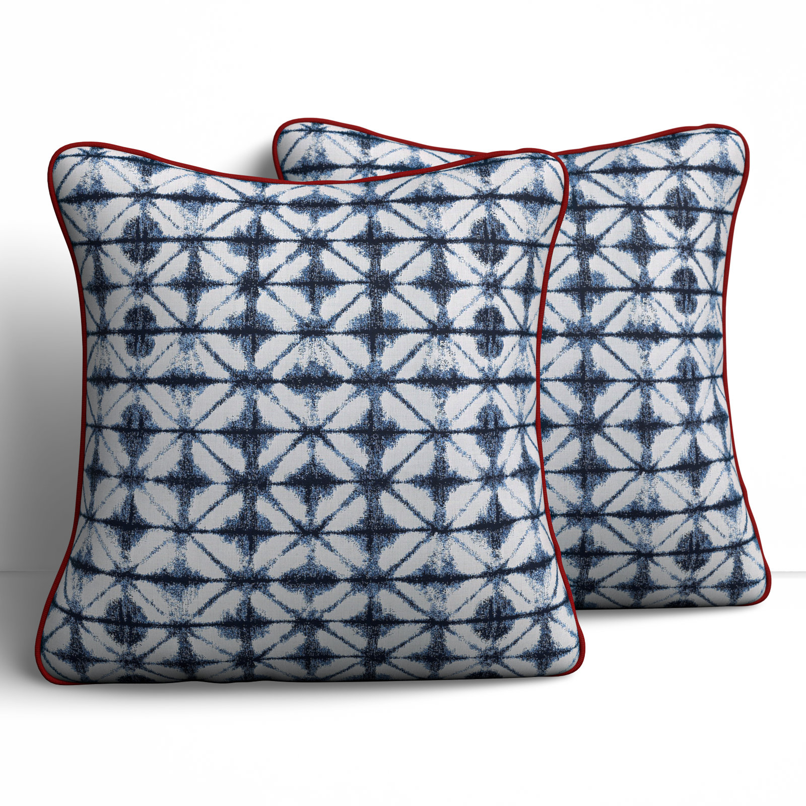 Sereno Geometric Sunbrella® Indoor/Outdoor Throw Pillow, 18" x 18"