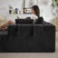 Canapés modulaires | Méridienne de 108 po à 4 sièges avec coussins de 108 po en forme de L 108 po | Chenille | Standard-2129334652