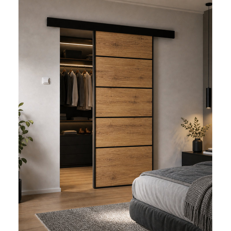 DOOR MARTI 1, 82cm x 205cm, Brown