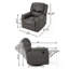 Fauteuil inclinable coulissant avec pivot