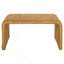 Table basse carrée en rotin naturel tissé Cahya-741154933