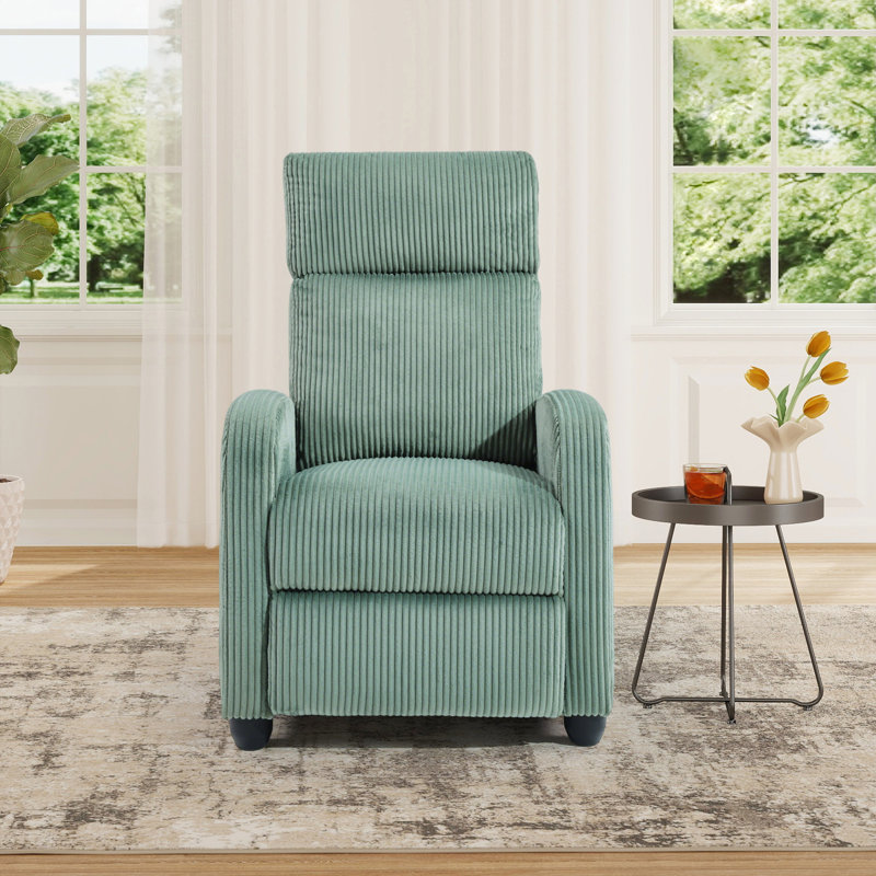 Fauteuil inclinable de massage avec télécommande de 25,59 po de largeur Maleah, Vert