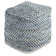 Chevron Pouf