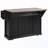Rolling Storage Kitchen Island with Sliding Barn Door & Spice Rack-828425586