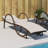 Sun Lounger PE Rattan, Powder-Coated Steel-1992036805-1992036804-1992036806