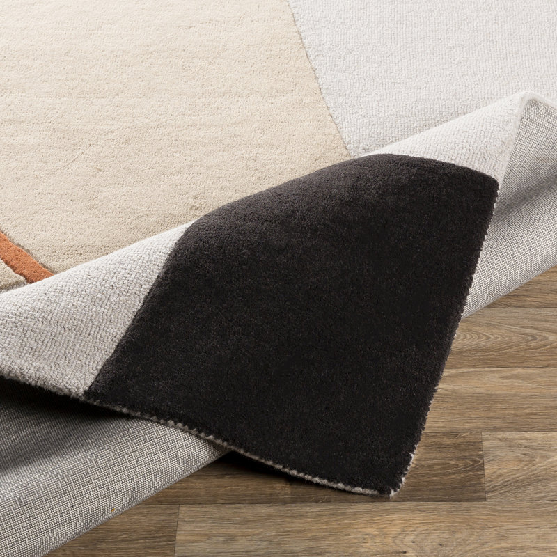 Tapis en laine touffeté à la main Olga, Rectangle 8 pi x 10 pi