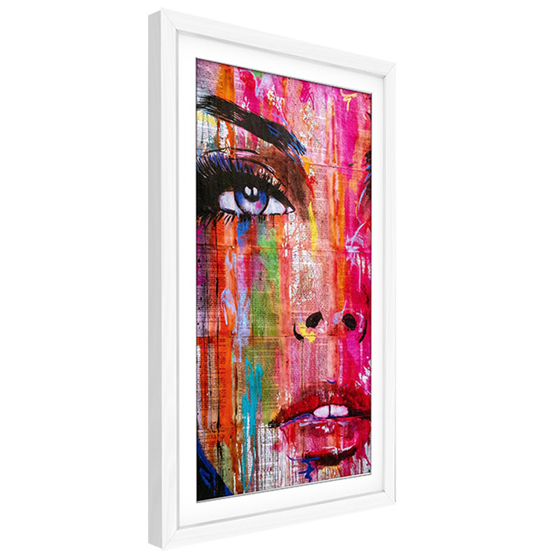 Textura Digital Canvas - White Frame