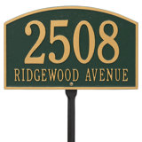 Legacy 2-Line Lawn Address Sign