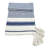 50X60" Brighton Blue Striped Throw Blanket