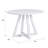White Round Dining Table