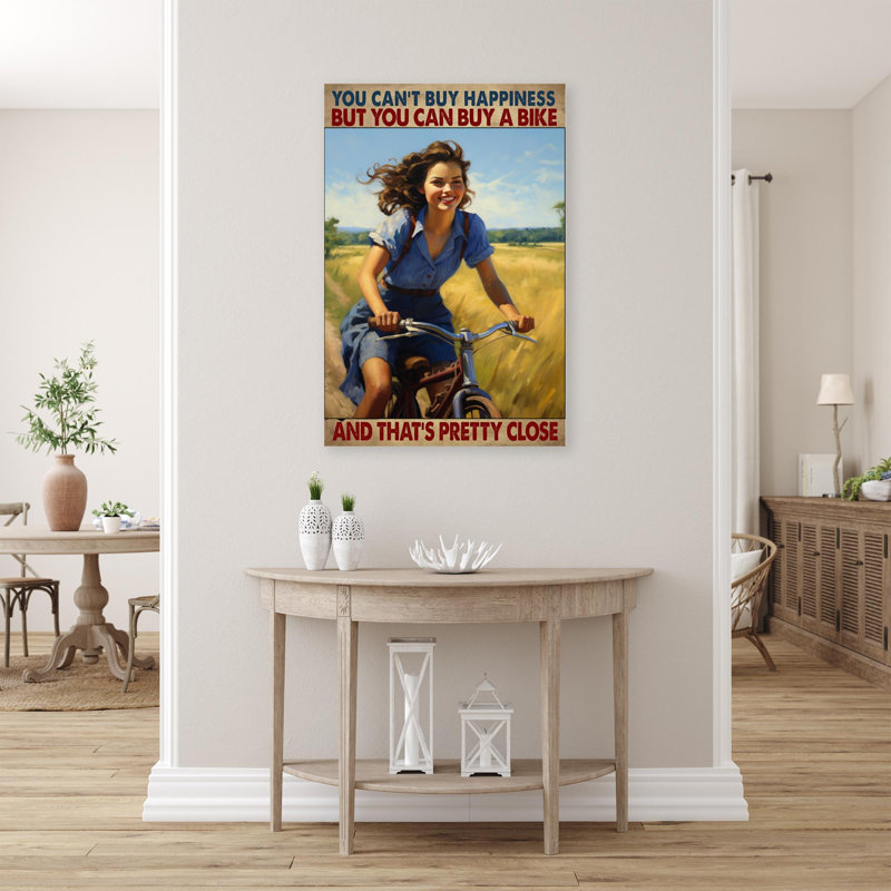 «Lakelynn You Get Old When You Stop Boxing On», impression sur toile, H 36 po x l 24 po x P 1,25 po