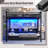 Queen over Queen Bunk Bed with Storage Shelves and Drawers, USB Ports & LED Lights, Convertible Lower Bed to Sofa, Metal Frame, Black-286841704-286841705