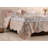 HoneiLife California King 3-Piece 100% Cotton Patchwork Bedding Set, Elegant Handmade Quilt with Matching Pillow Shams, Pink-118138686-129459460