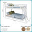 Lit superposé simple au-dessus de simple Kentin-5912754