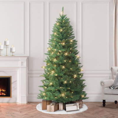 Gerrita Lighted Pine Christmas Tree