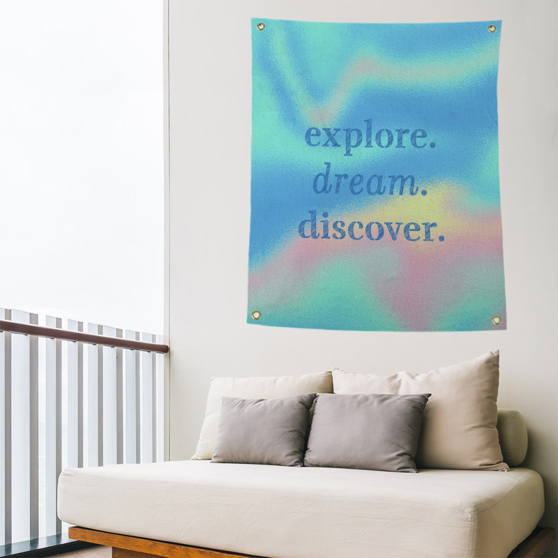 Tapisserie de polypropylène discover de rêve en polyester, H 80 po x l 59 po, Vagues tropicales