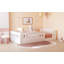 Lit plateforme en bois avec garde-corps-68334114